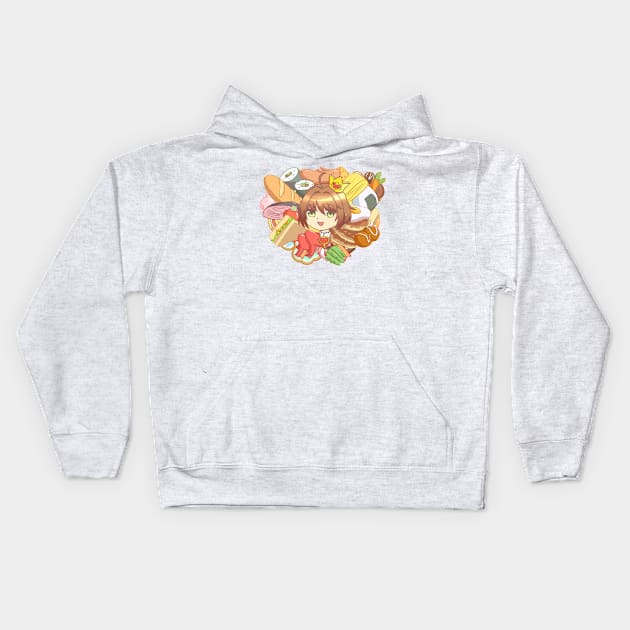 Cardcaptor Sakura Sweets Kids Hoodie by hitoridraws